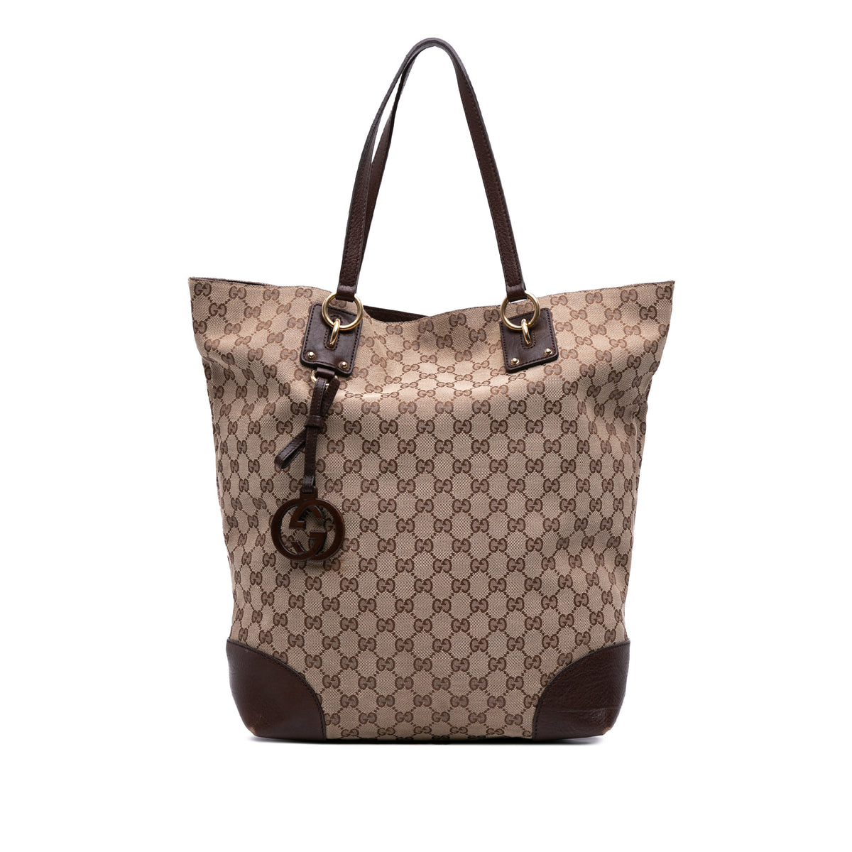 Large GG Canvas GG Charm Tote