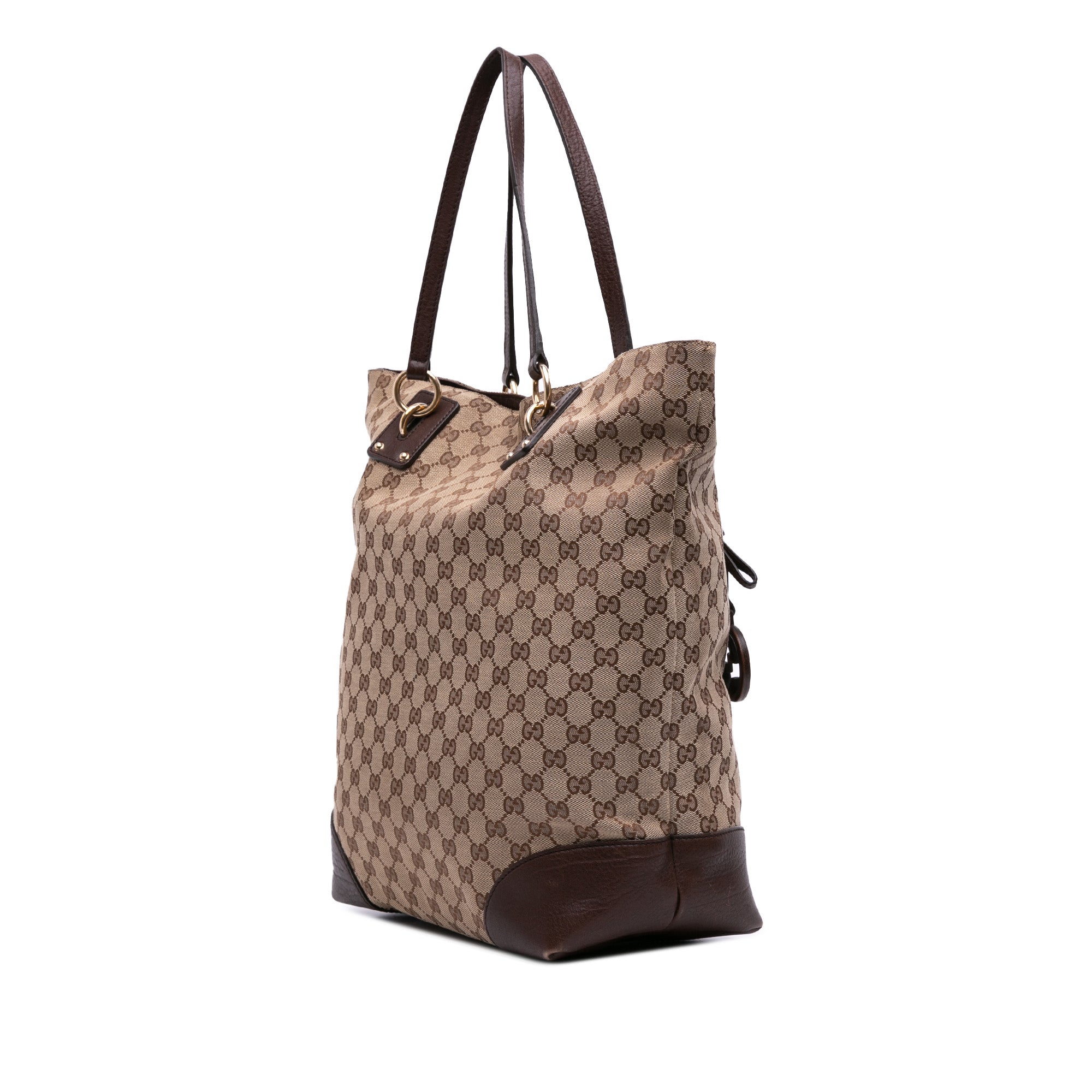 Large GG Canvas GG Charm Tote