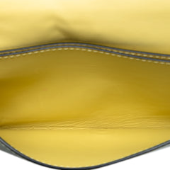 Tricolor Rockstud Wristlet Clutch