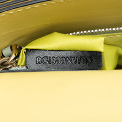 Tricolor Rockstud Wristlet Clutch