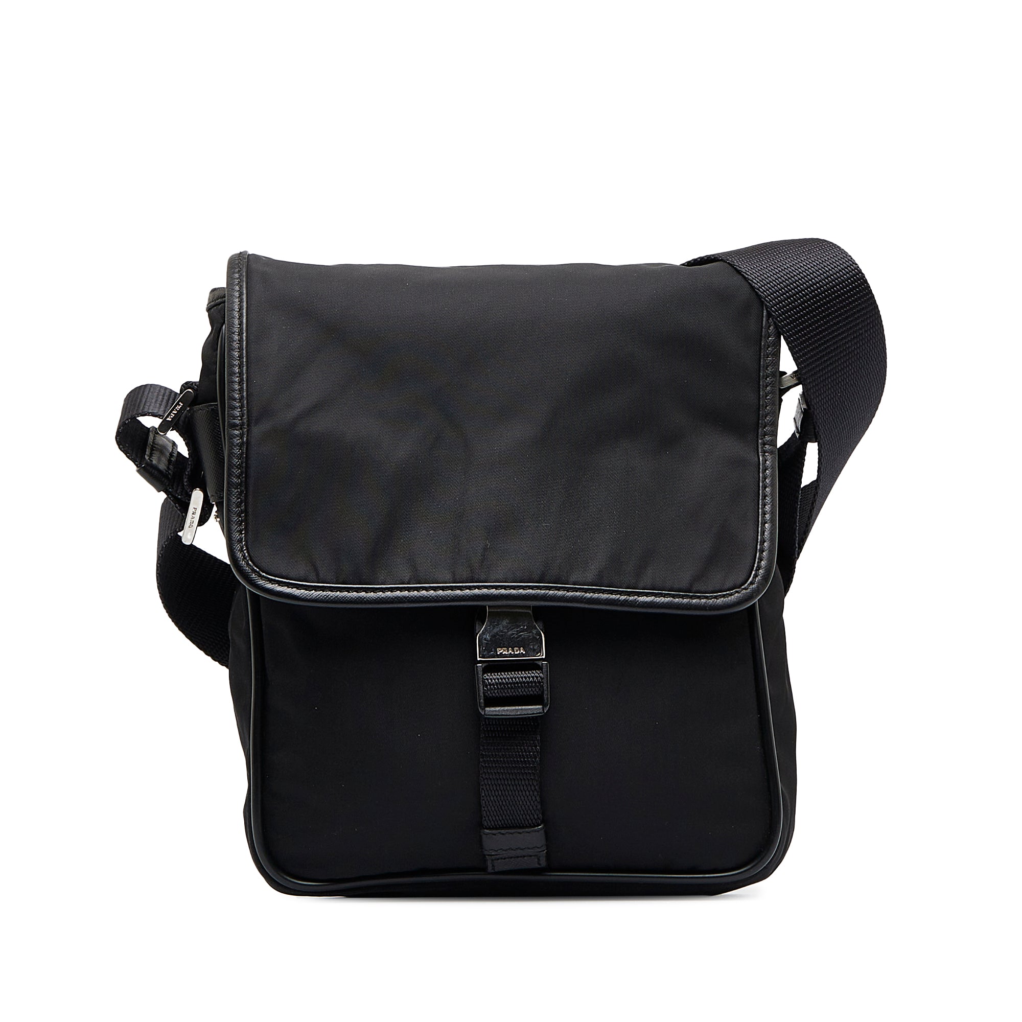 Tessuto Buckle Messenger Bag