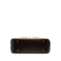 House Check Canvas Handbag