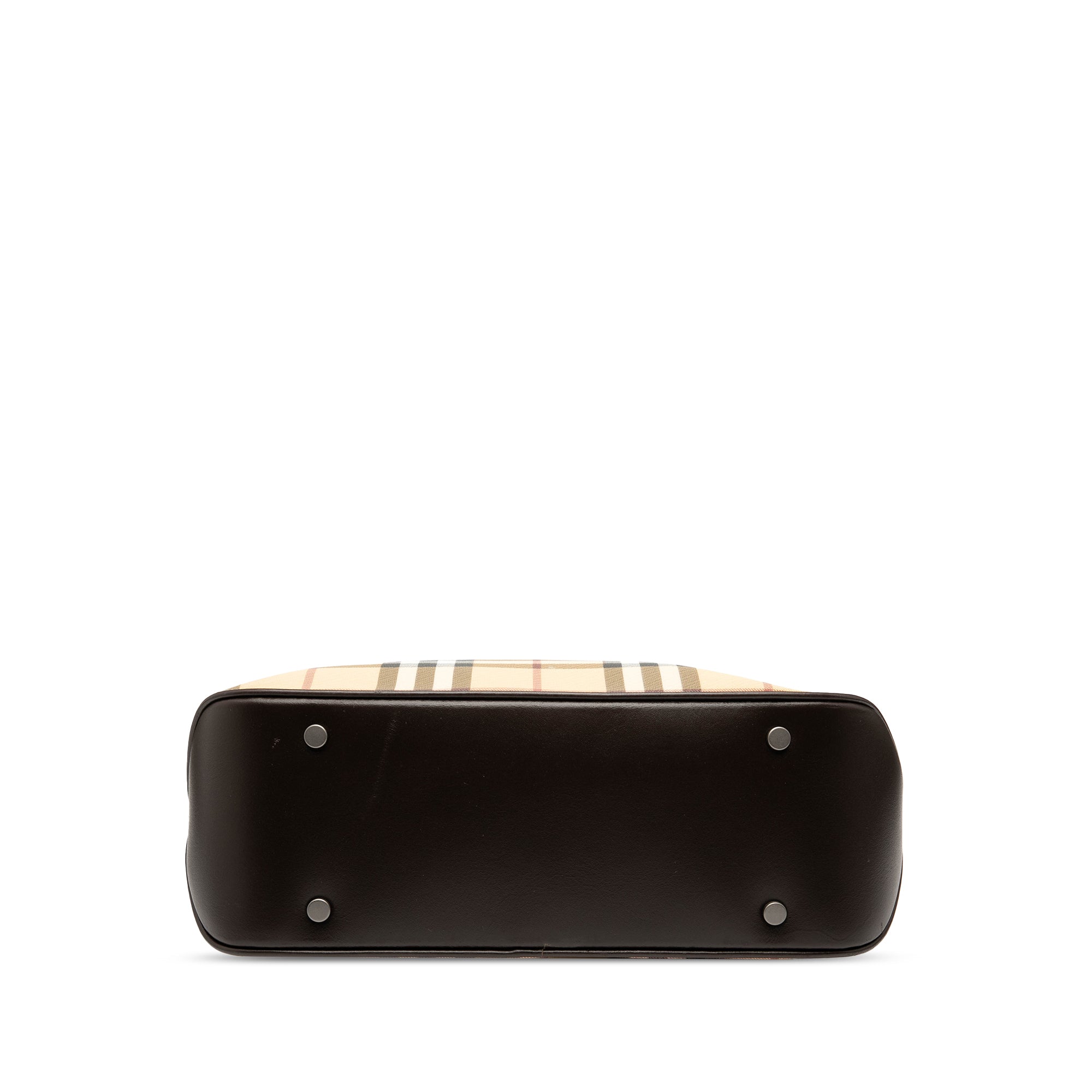 House Check Canvas Handbag