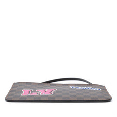 Damier Ebene Travel Patches Neverfull MM Pouch