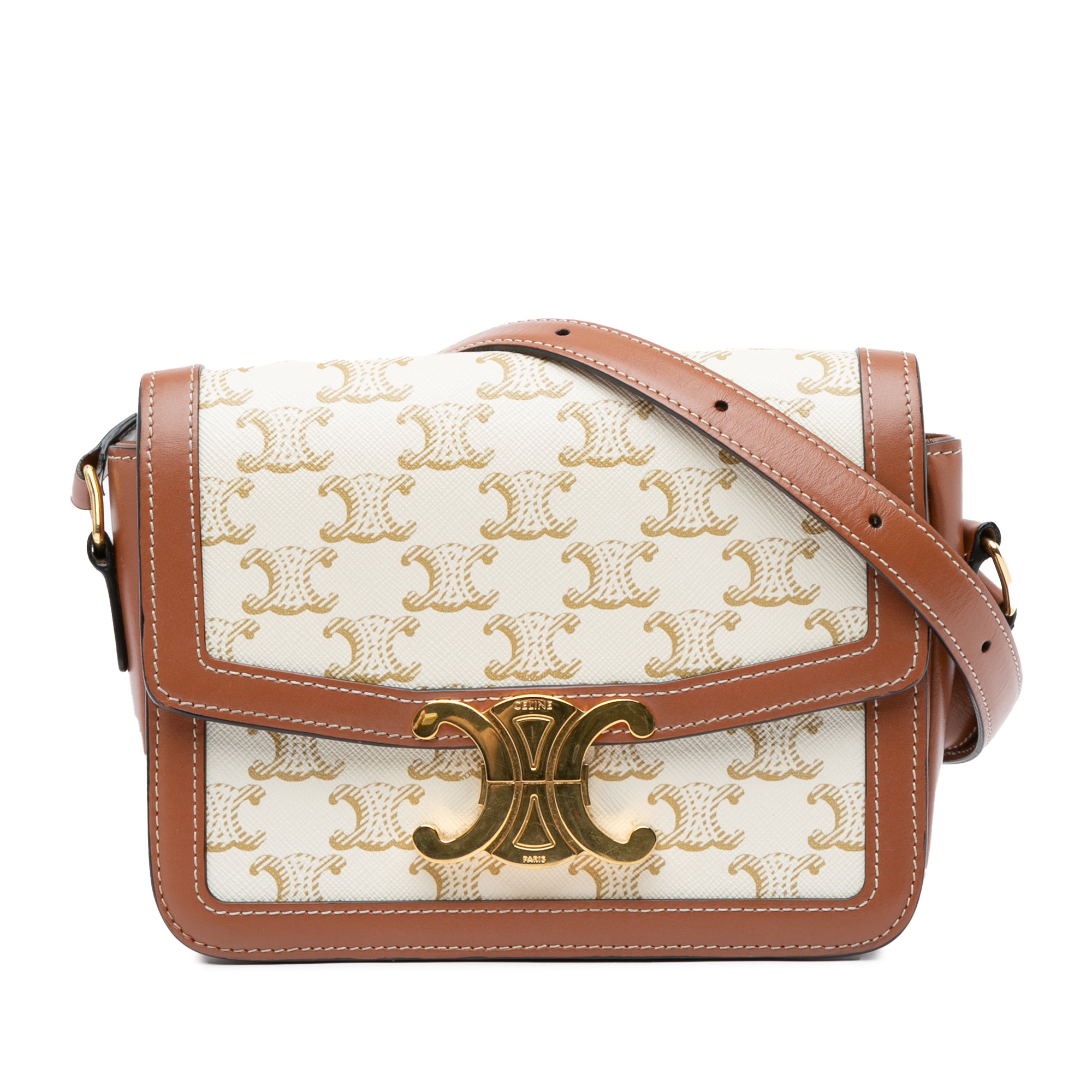 Teen Coated Canvas Triomphe Crossbody