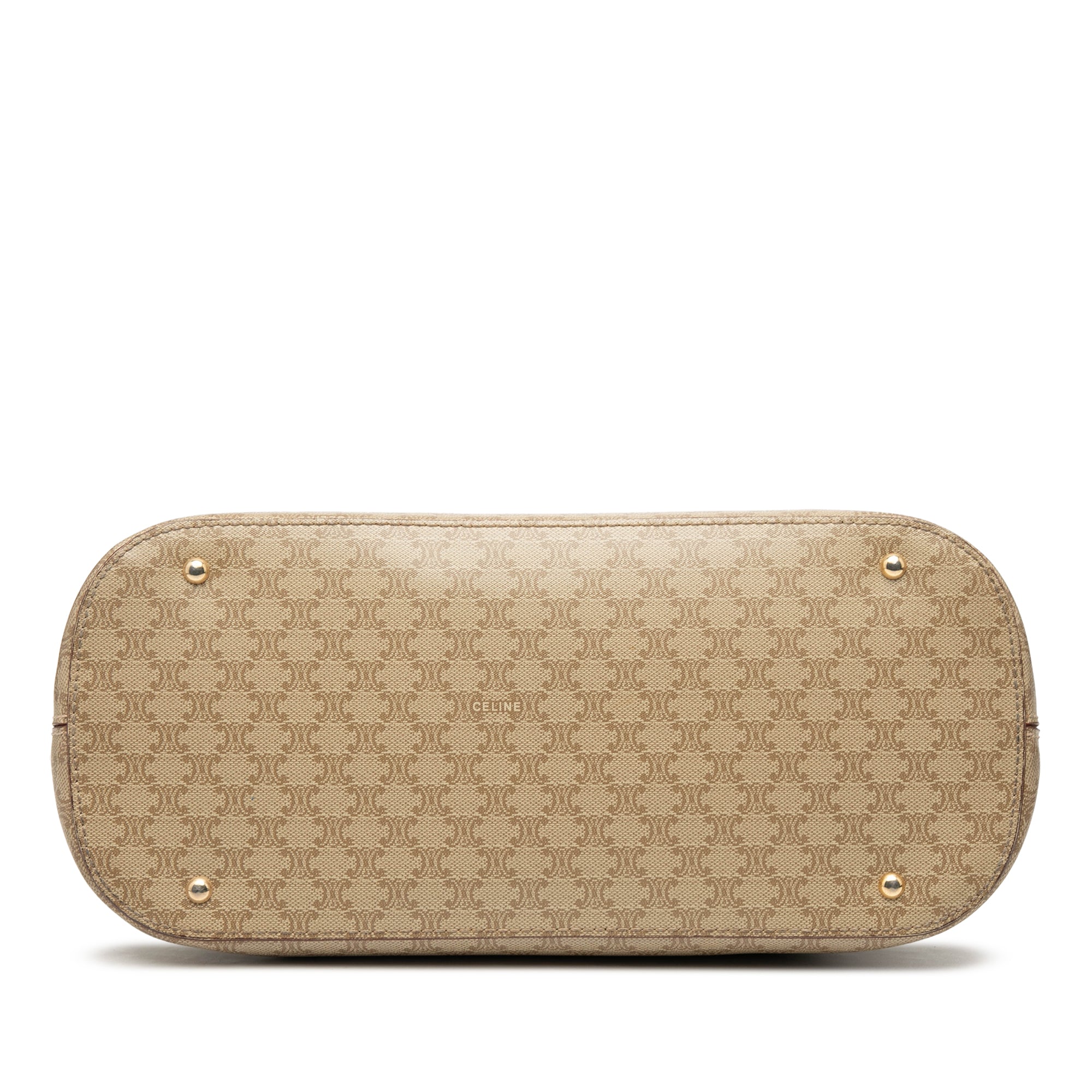 Macadam Coated Canvas Dome Satchel