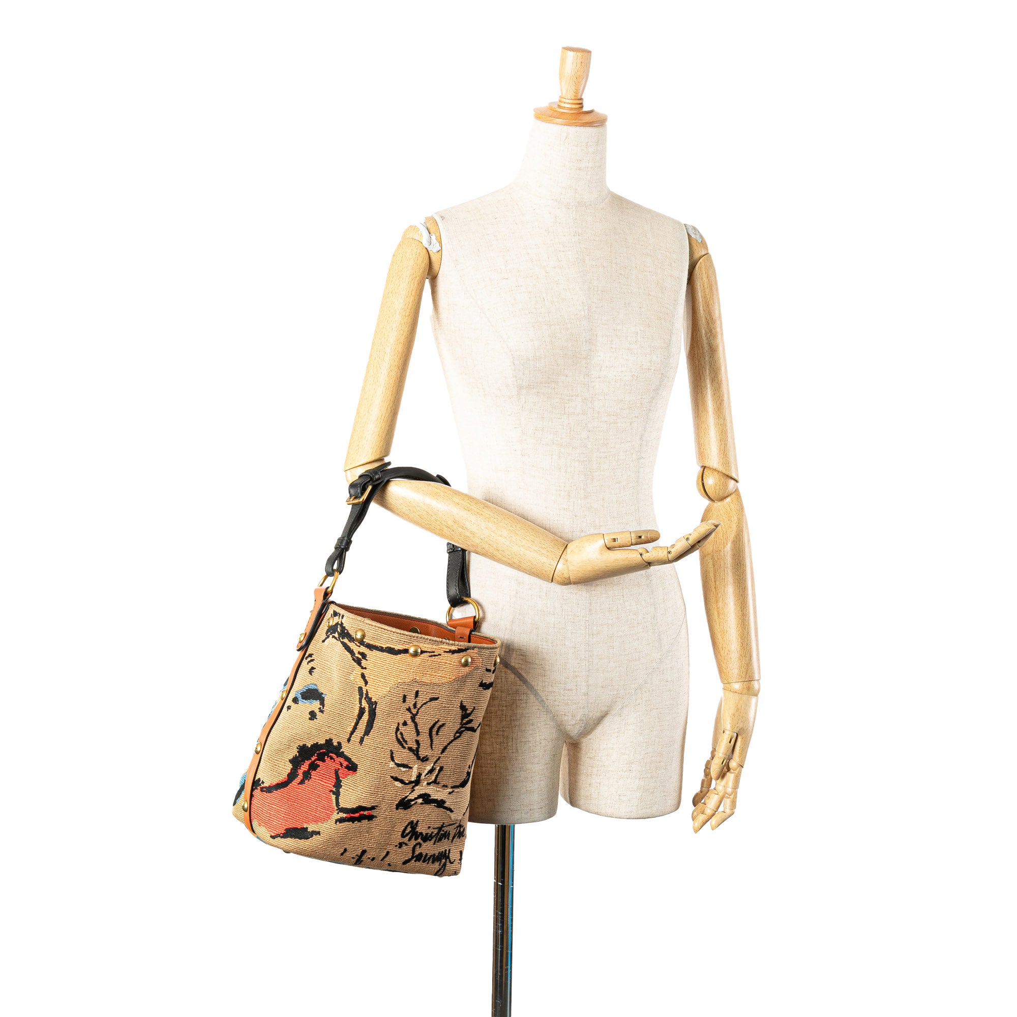 Canvas DiorAvenue Sauvage Bucket Bag