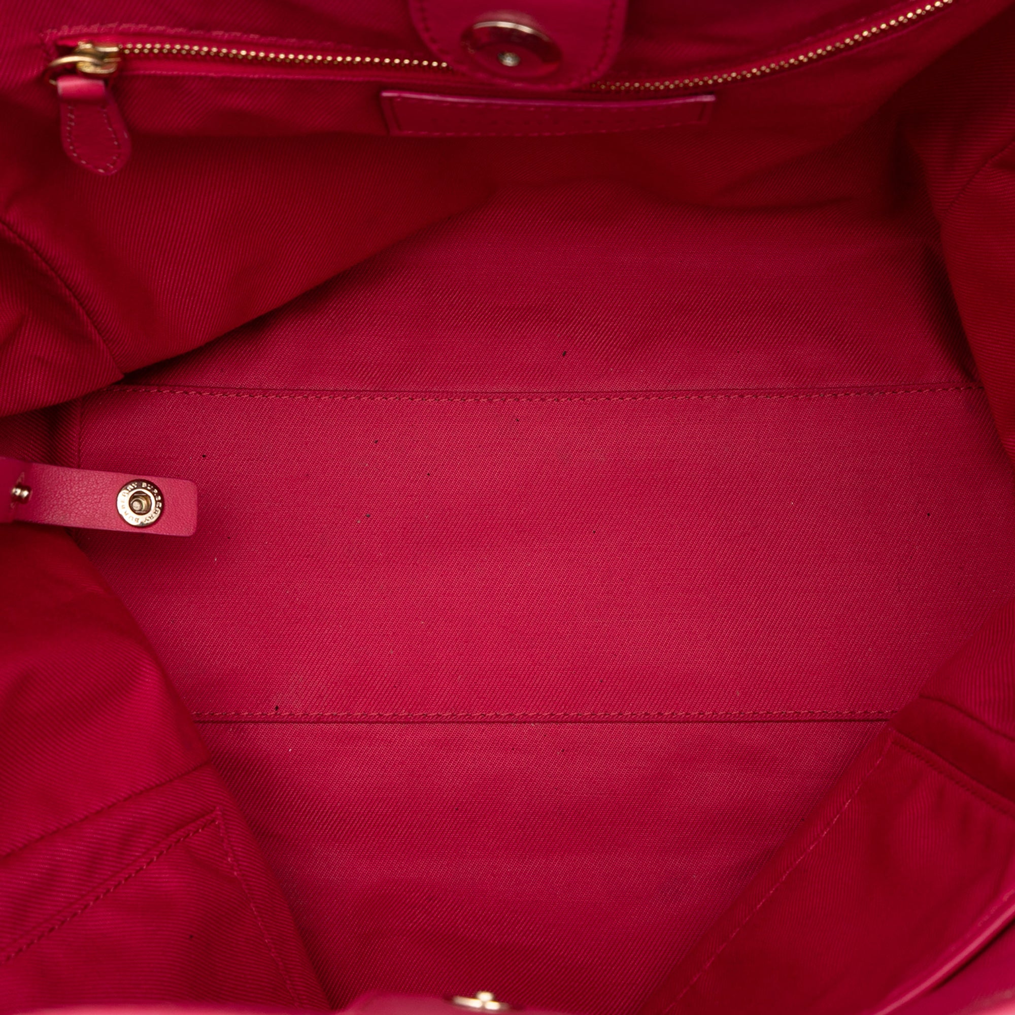 Small Leather Trimmed Haymarket Check Coated Canvas Canterbury Bow Tote