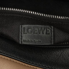 Small Calfskin Graphic Puzzle Satchel