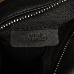 Small Calfskin Graphic Puzzle Satchel
