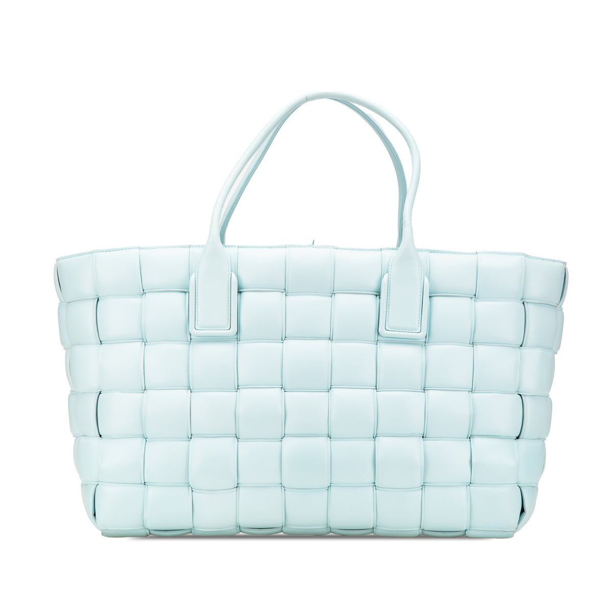 Large Lambskin Intreccio Padded Tote
