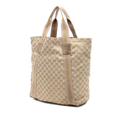 GG Canvas Web Tote