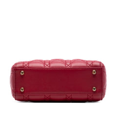 Mini Lambskin Cannage Lady Dior