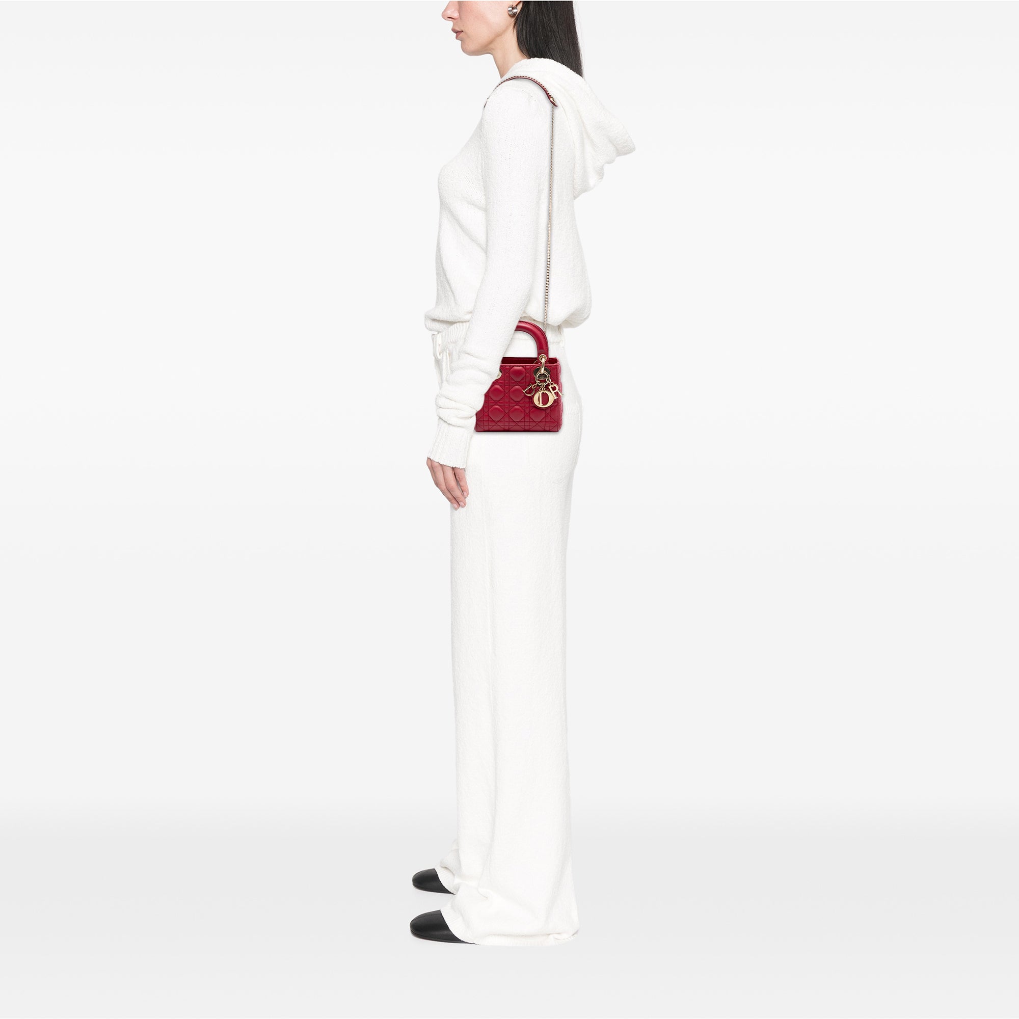 Mini Lambskin Cannage Lady Dior