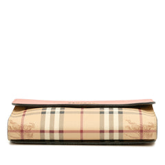 Haymarket Check Coated Canvas and Calfskin Loxley Crossbody