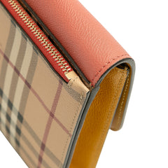 Haymarket Check Coated Canvas and Calfskin Loxley Crossbody