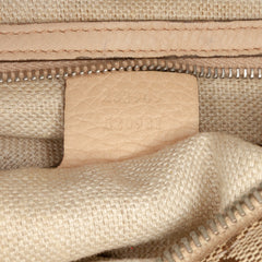 Large GG Canvas Icon Bit Satchel