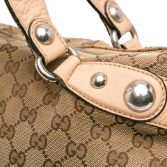 Large GG Canvas Icon Bit Satchel
