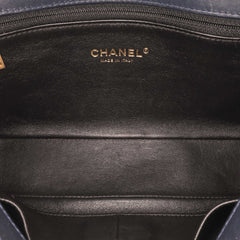 Medium Bicolor Caviar CC Filigree Flap