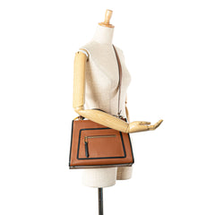 Small Leather Runaway Satchel