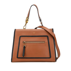 Small Leather Runaway Satchel