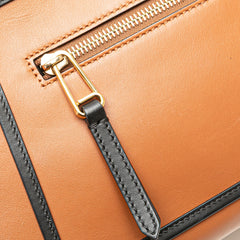 Small Leather Runaway Satchel