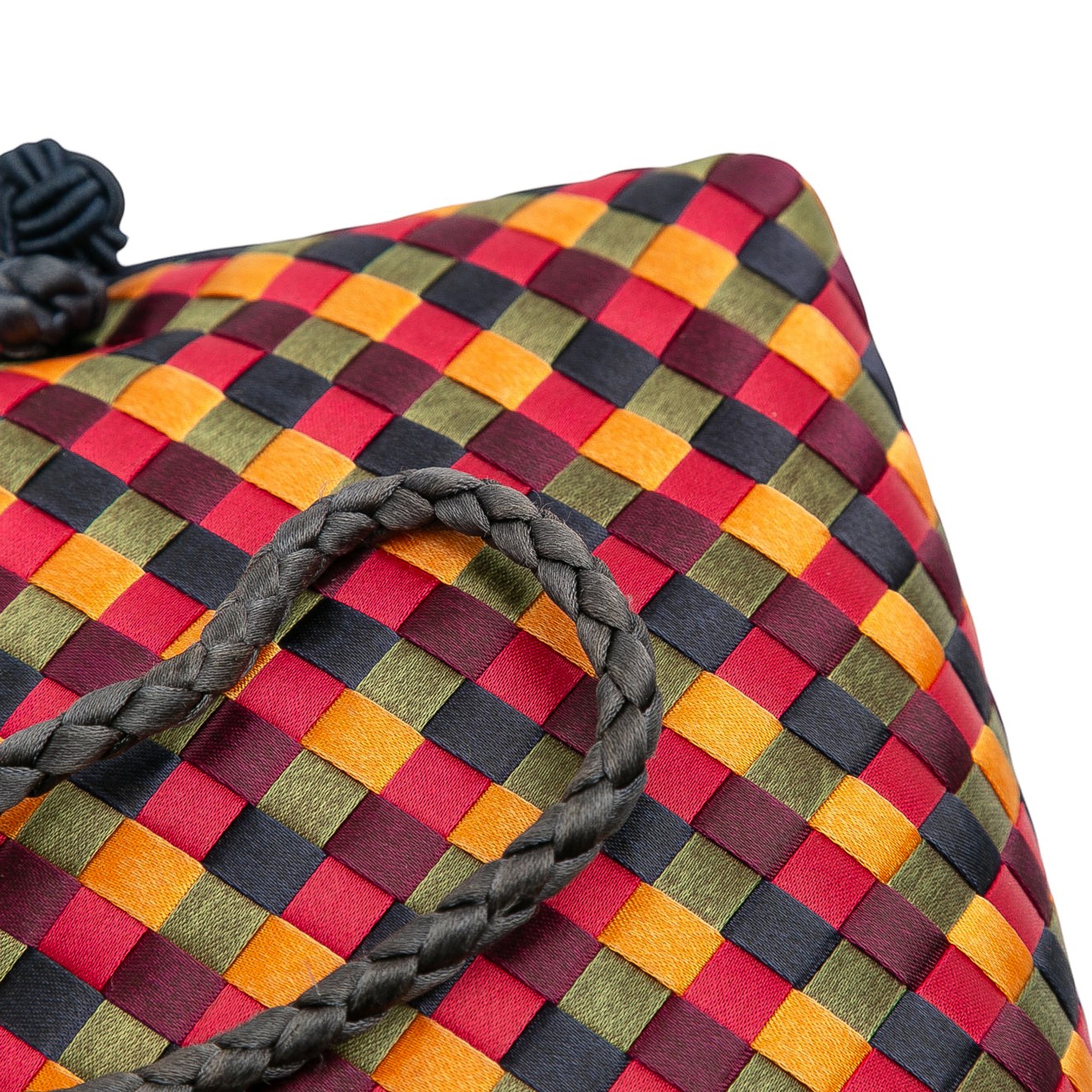 Mini Satin Intrecciato Multicolor Nodini Crossbody