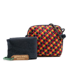Mini Satin Intrecciato Multicolor Nodini Crossbody