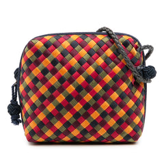 Mini Satin Intrecciato Multicolor Nodini Crossbody