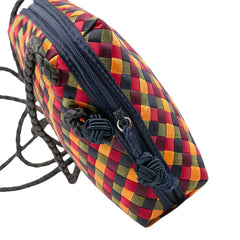 Mini Satin Intrecciato Multicolor Nodini Crossbody