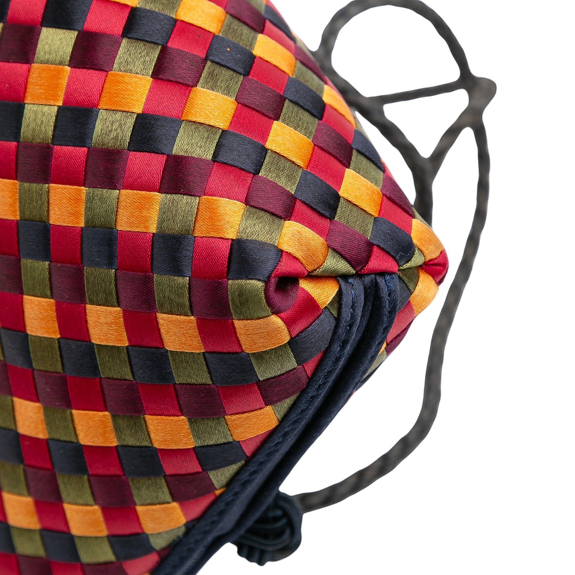 Mini Satin Intrecciato Multicolor Nodini Crossbody