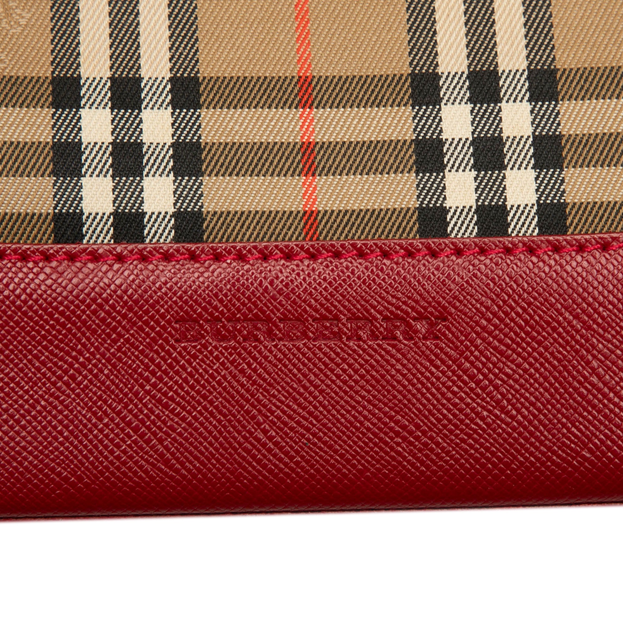 Haymarket Check Canvas Shoulder Bag