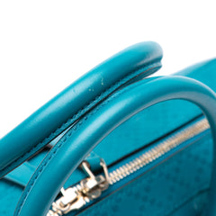 Diamante Bright Leather Satchel