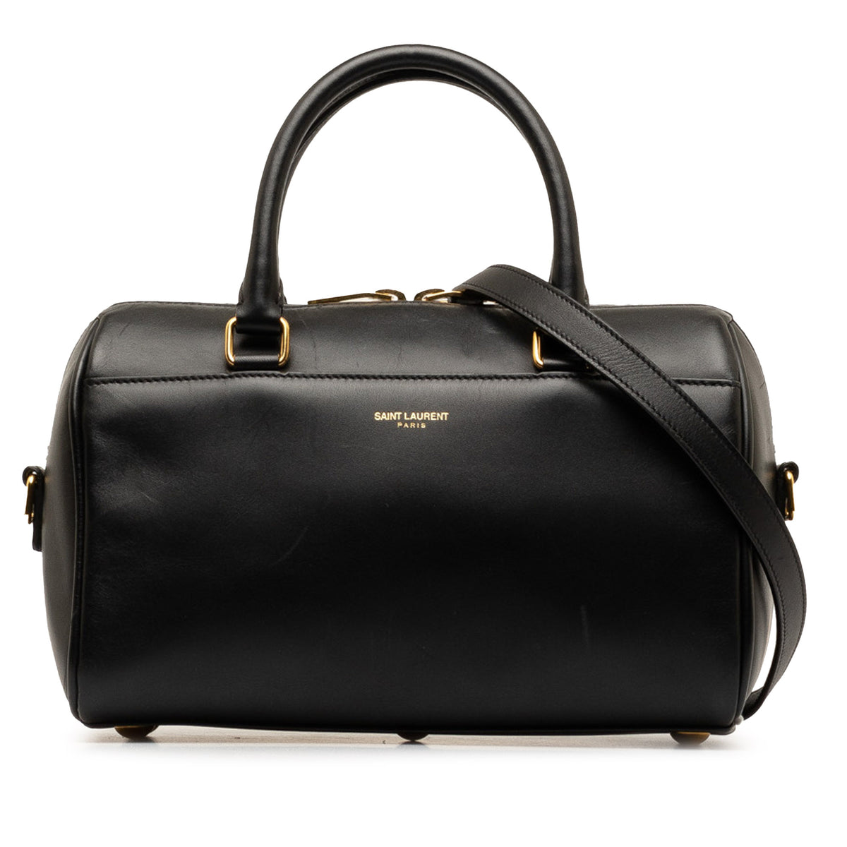 Classic Baby Duffle Leather Satchel_0