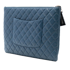 Large Quilted Lambskin La Habana O Case Clutch
