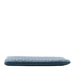 Large Quilted Lambskin La Habana O Case Clutch