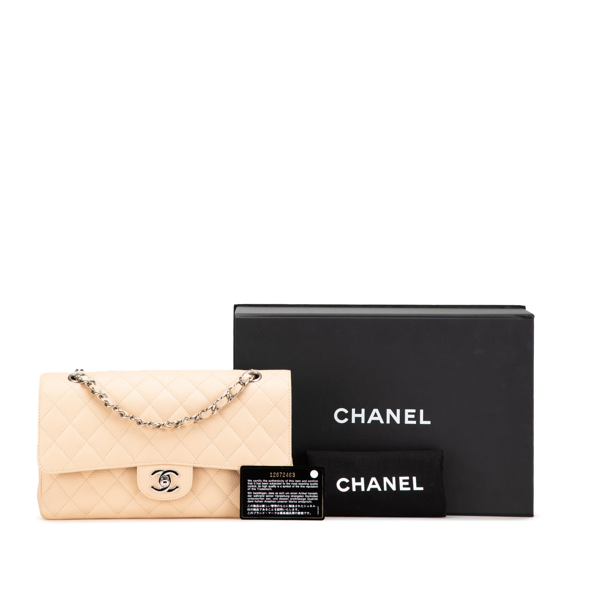 Medium Classic Caviar Double Flap