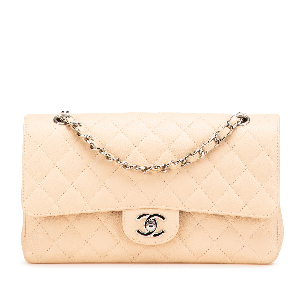 Medium Classic Caviar Double Flap