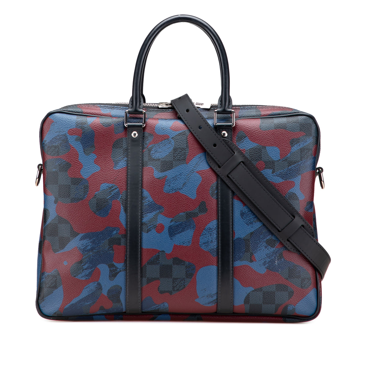 Damier Cobalt Camouflage Porte-Documents Voyage PM