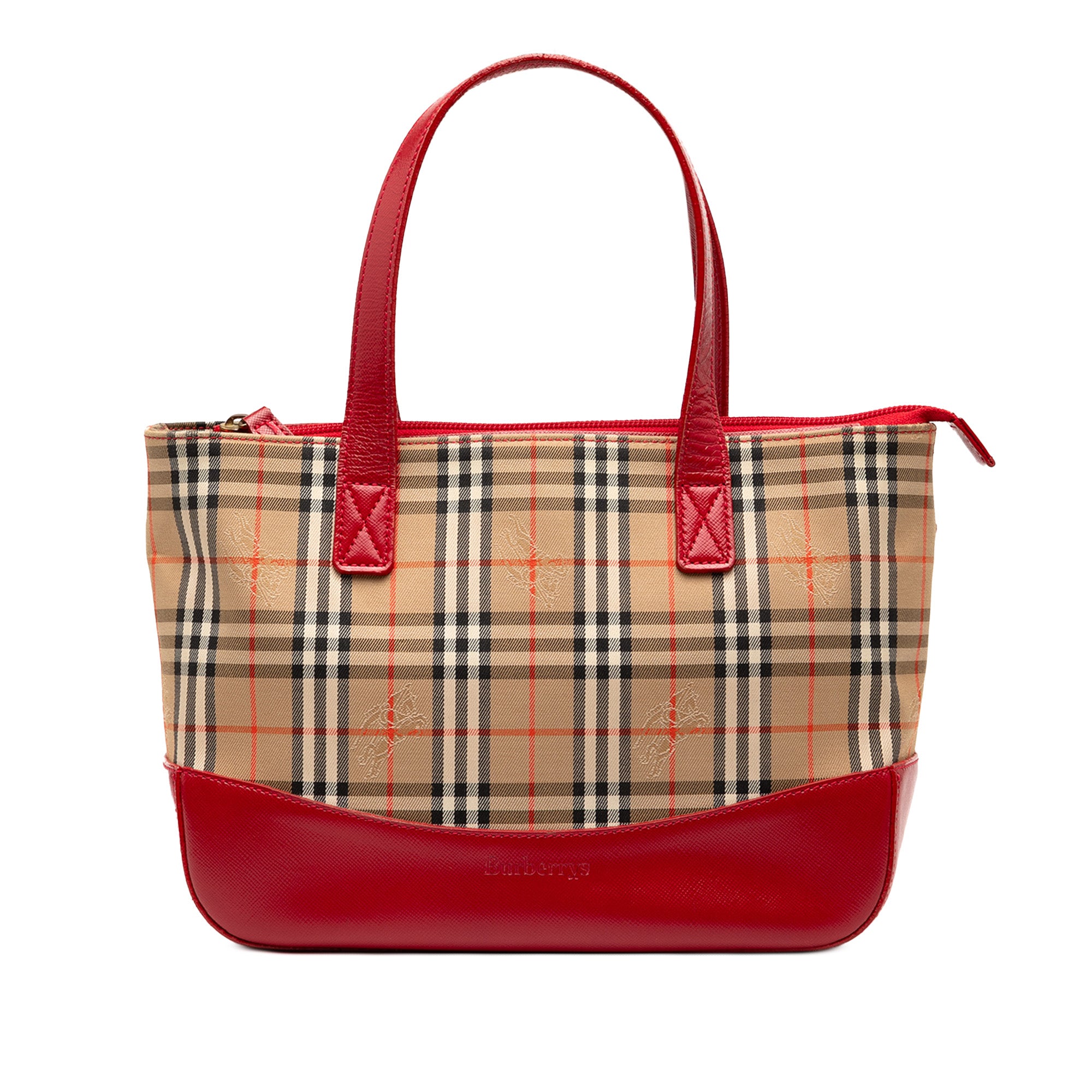 Haymarket Check Canvas Tote