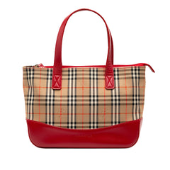 Haymarket Check Canvas Tote