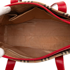 Haymarket Check Canvas Tote