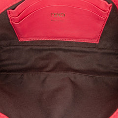 Mini Zucca Embossed Leather Baguette Satchel