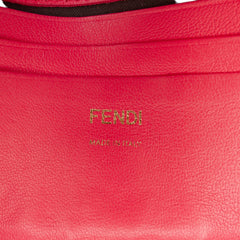 Mini Zucca Embossed Leather Baguette Satchel