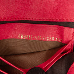 Mini Zucca Embossed Leather Baguette Satchel