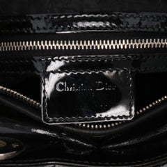 Large Patent Cannage Lady Dior