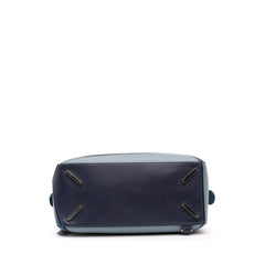 Medium Tricolor Calfskin Puzzle Satchel