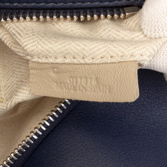 Medium Tricolor Calfskin Puzzle Satchel