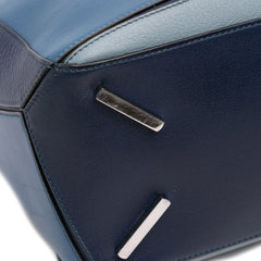 Medium Tricolor Calfskin Puzzle Satchel