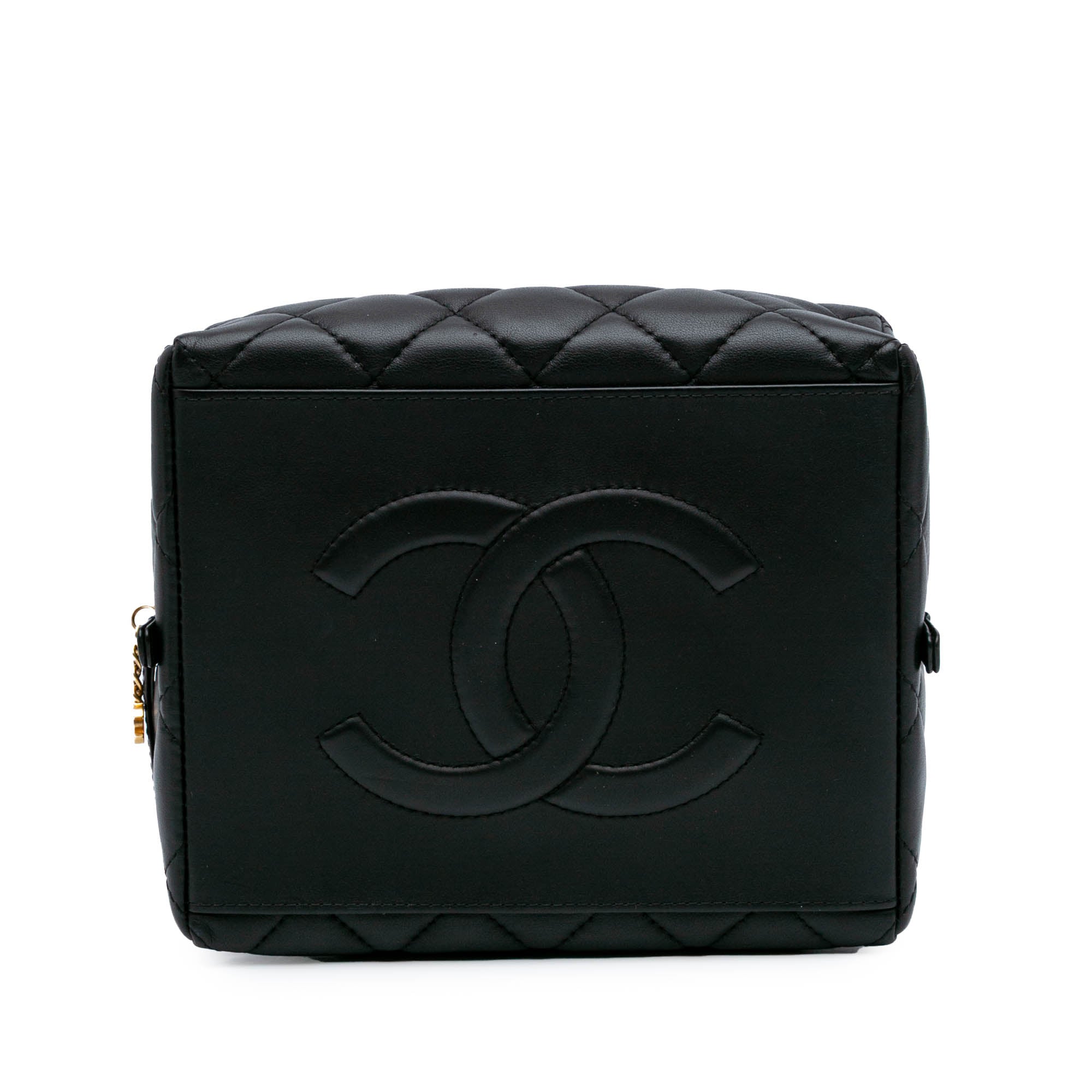 Métiers d'Art CC Quilted Lambskin Box Top Handle Satchel